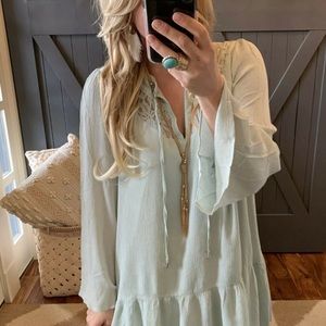 NWT Bohemian Lace Ethereal Tunic Dress Sz M